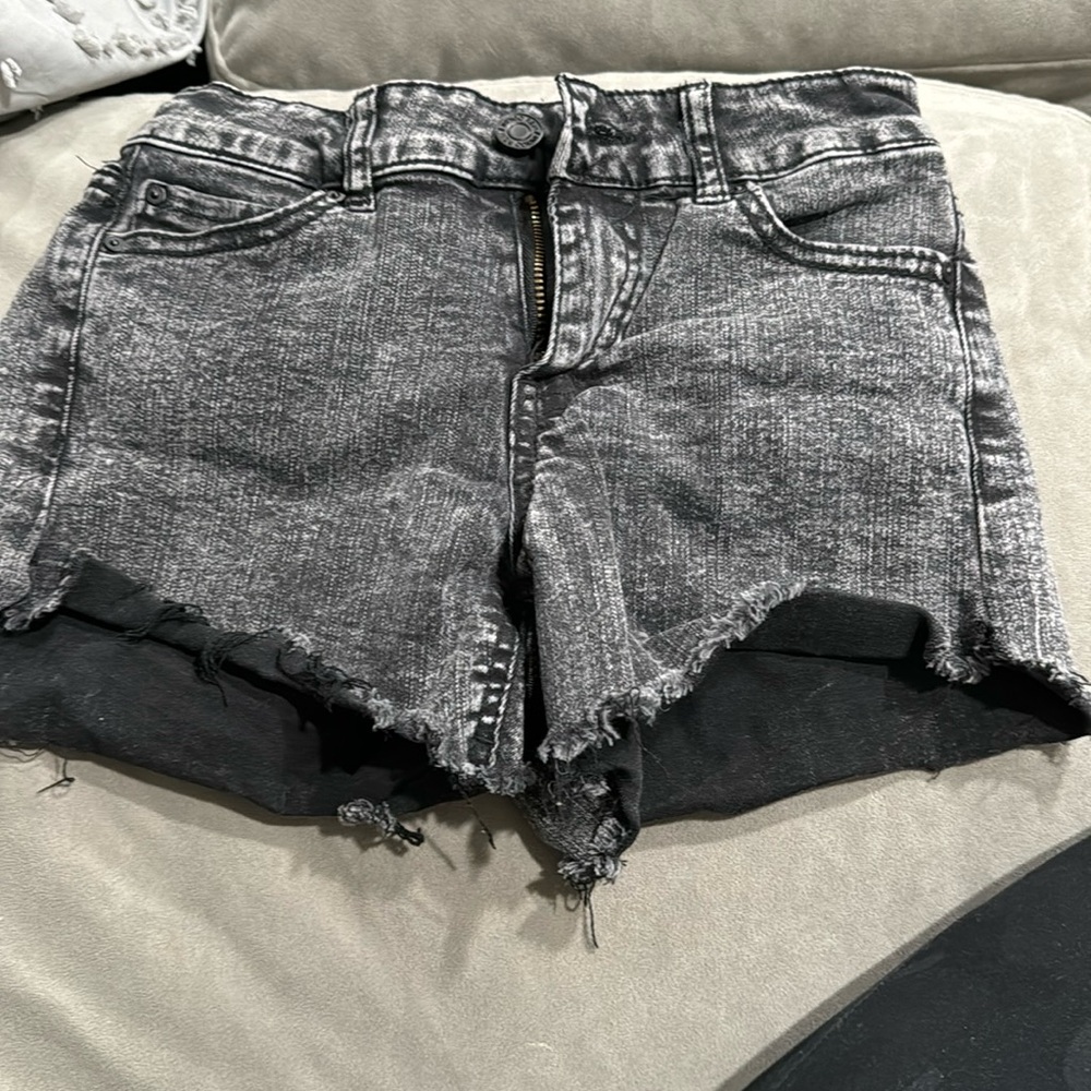 Indigo Rein black jean shorts